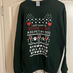 Ugly Christmas sweatshirt. Worn once. Size medium.